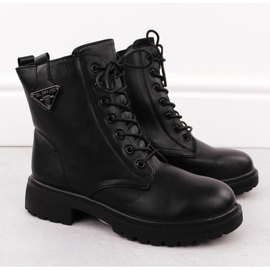 Women's black trapper boots T.Sokolski Z23-132 2