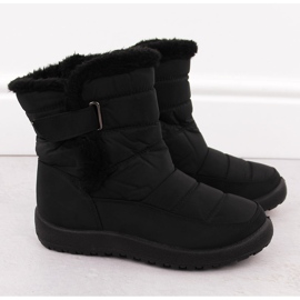 Women's snow boots with fur black Filo Donna Z24-50 2