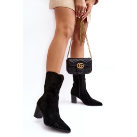 Diamantique Women's cowboy boots on the Eco-Eco-Black Post 2