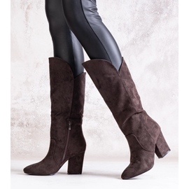 Brown Amare high heel boots 1