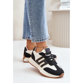 Sneakers Sports Shoes On Platform Women Black Thari 2