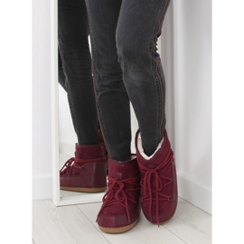 Moon claret snowboots HW9500 bordeaux red 2