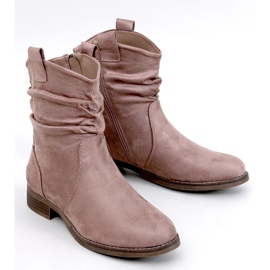 Wonger Khaki Classic Flat Ankle Boots beige 1