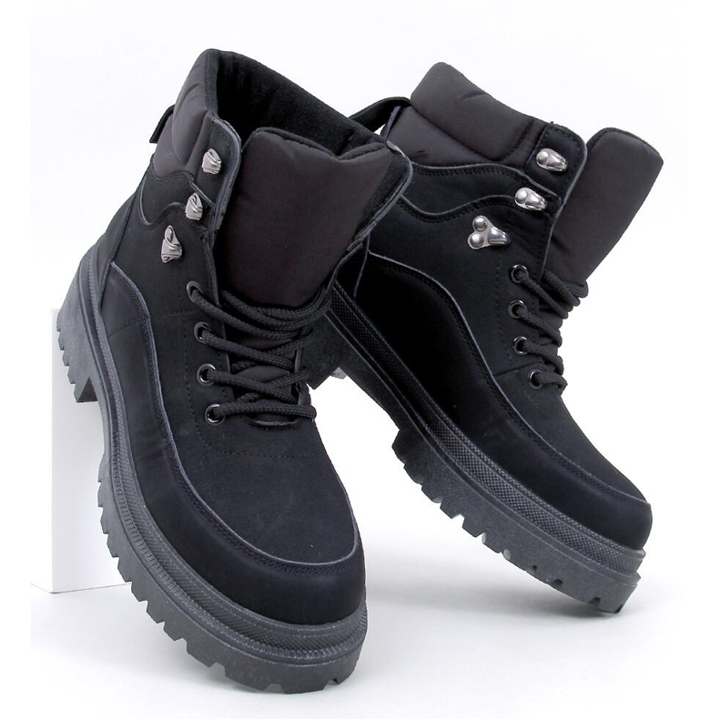 Mathen Black Trapper Boots 1