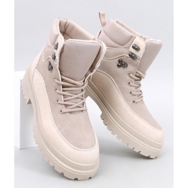 Mathen Beige Trapper Boots 1