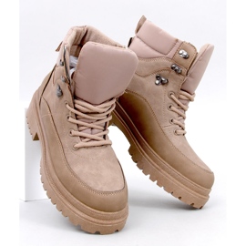 Mathen Khaki Trapper Boots beige 1