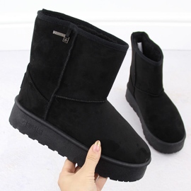 Waterproof women's snow boots mukluki black Big Star OO274898 1 Waterproof women's snow boots mukluki black Big Star OO274898 1
