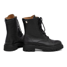 Women's Work Boots Leather Black Butdam WOR1 1 Women's Work Boots Leather Black Butdam WOR1 1