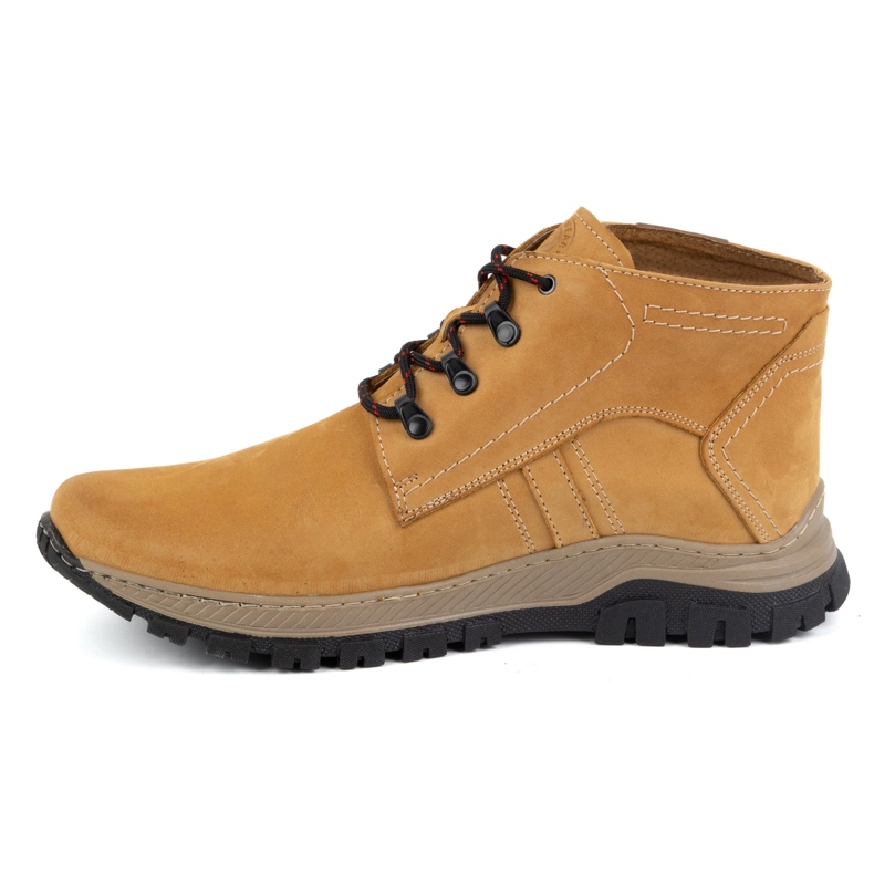 Olivier Men's winter leather boots 119GT yellow 1 Olivier Men's winter leather boots 119GT yellow 1