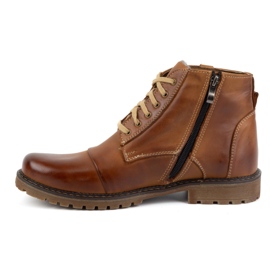 Olivier Winter Shoes Men's Leather Ankle Boots 137 Brown 1 Olivier Winter Shoes Men's Leather Ankle Boots 137 Brown 1