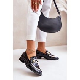Patent Leather Women's Half-Boots On Block Artiker 55C0104 Black 2