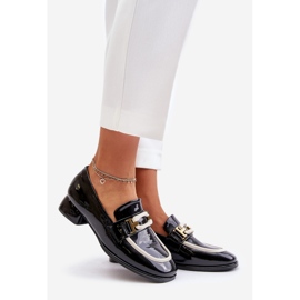 Patent Leather Women's Half-Boots On Block Artiker 55C0104 Black 1