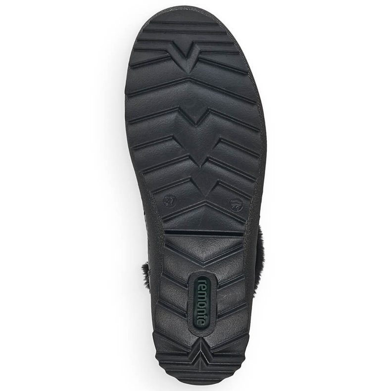 Women's leather ankle boots insulated black Remonte R8480-01 2