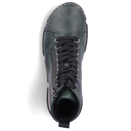 Women's comfortable ankle boots green Rieker 45920-54 1