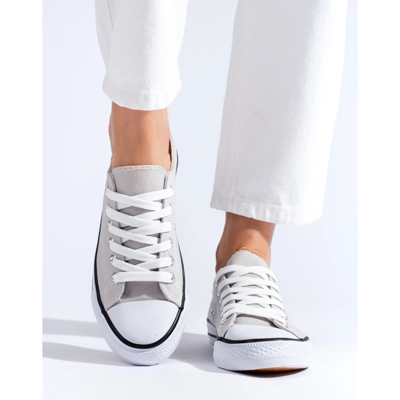 Shelovet gray classic sneakers grey 2 Shelovet gray classic sneakers grey 2