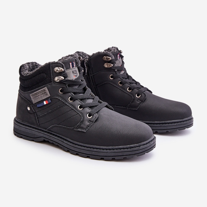 McBraun Men's Insulated Hiking Boots Black 1 McBraun Men's Insulated Hiking Boots Black 1