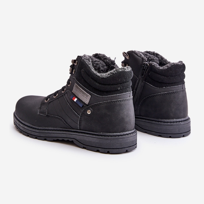 McBraun Men's Insulated Hiking Boots Black 2 McBraun Men's Insulated Hiking Boots Black 2