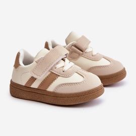 Children's Sneakers With Velcro Beige Tromella 1 Children's Sneakers With Velcro Beige Tromella 1