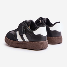 Tromella Black Velcro Children's Sneakers 2