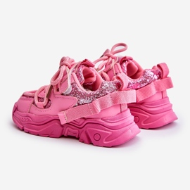 Children's Sneakers Decorated with Sequins Pink Liatoma 2