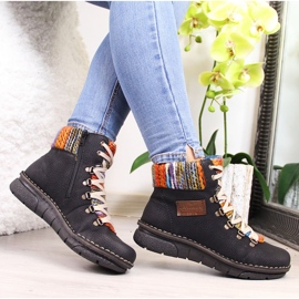 Black women's insulated boots Rieker 73343-0 1