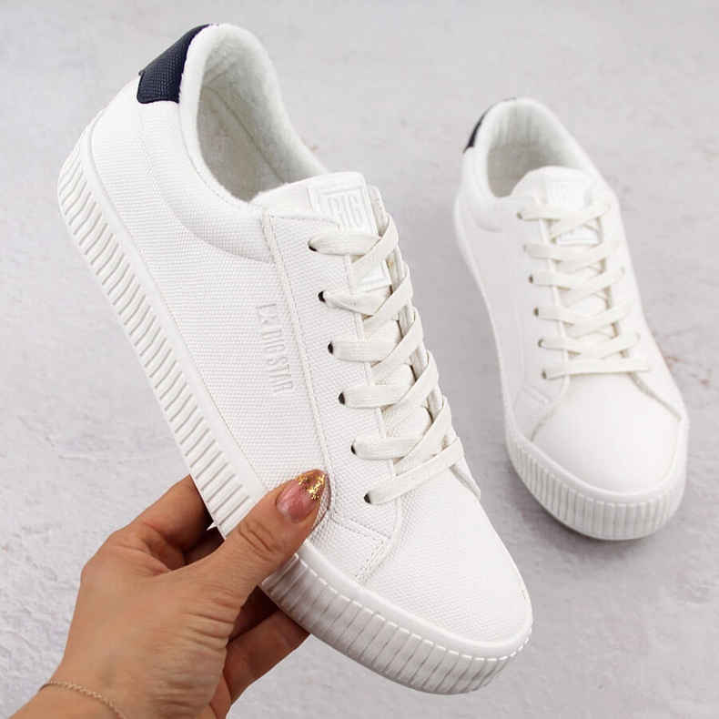 White insulated low sneakers Big Star OO274A460 1