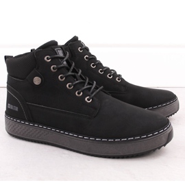Men's high-top sneakers camel Big Star OO174559 brown 1