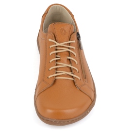 Olivier Women's minimalist barefoot leather shoes model 1243 red orange 10