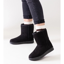 Black insulated classic Libero snow boots 1 Black insulated classic Libero snow boots 1