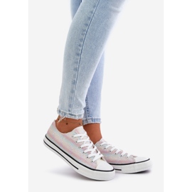 Women's Sneakers Decorated with Sequins Multicolor Nolrina multicolored 1