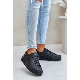 Women's Insulated Sneakers on the Big Star Platform OO274A555 Black 2