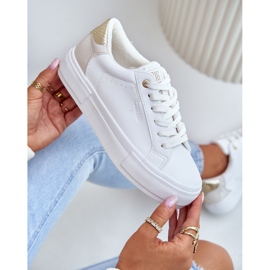 Women's Insulated Sneakers on the Big Star Platform OO274A452 White 2