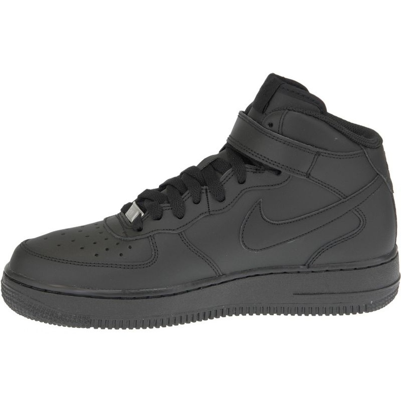 Nike Air Force 1 Mid Gs W 314195-004 shoes black 1