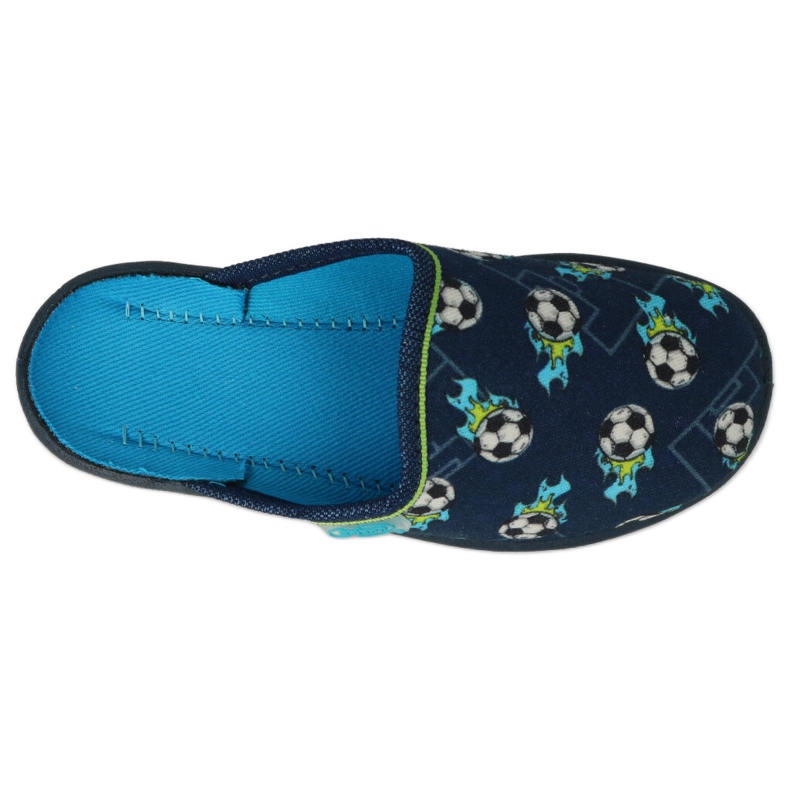 Befado colorful boys slippers 707x421 navy blue 4