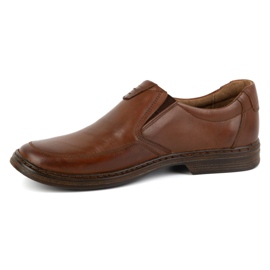 KOMODO Men's shoes made of natural leather slip-on 854K brown 1 KOMODO Men's shoes made of natural leather slip-on 854K brown 1