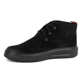 Chukka men's leather shoes KAMPOL 109/35 Sw, black 1
