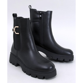 Regane Black high-top Chelsea boots 1