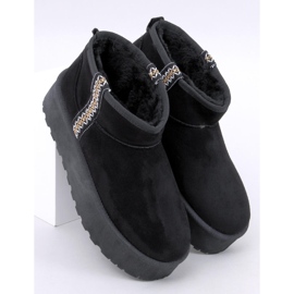 Weyan Black platform short snow boots 1