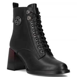 Filippo DBT6316/24 Bk black leather ankle boots 1 Filippo DBT6316/24 Bk black leather ankle boots 1