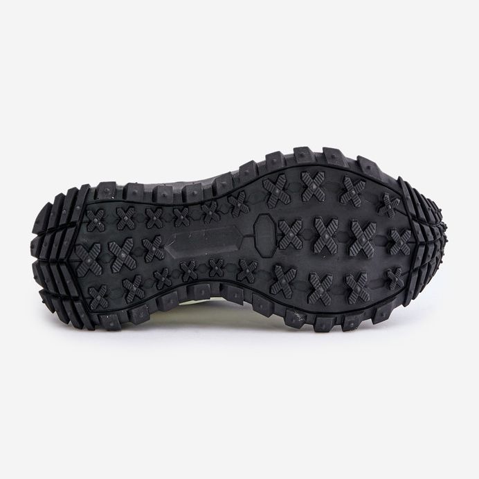 Women's Leather Sneakers on the Big Star Platform OO274A220 HI-POLY System White and Black 1