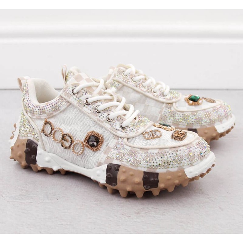 Potocki shoes, richly decorated 16324 WOL275B multicolored 2