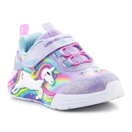 Skechers S-Lights Girl's Unicorn Chaser shoes 302298N-LVMT purple 1