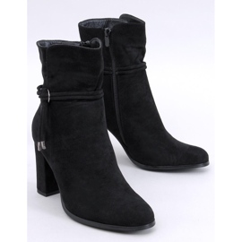 Minnai Black suede ankle boots 1