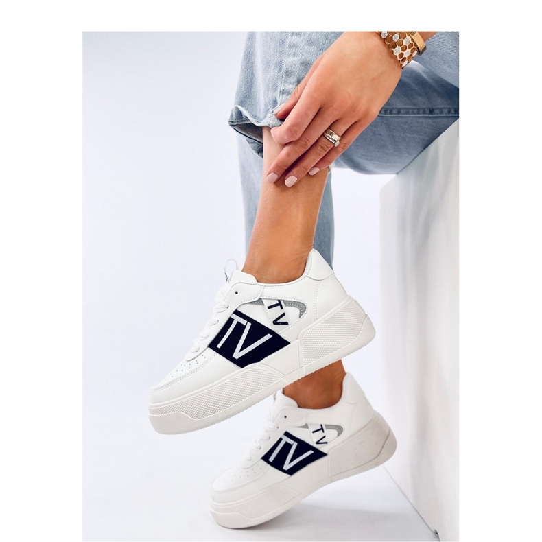 Sterry White Black platform sneakers - Inello 1