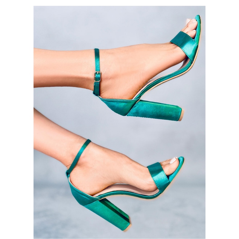 Ranae Green heel sandals - Inello 1