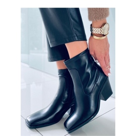 Arya Black high-heeled ankle boots - Inello 2