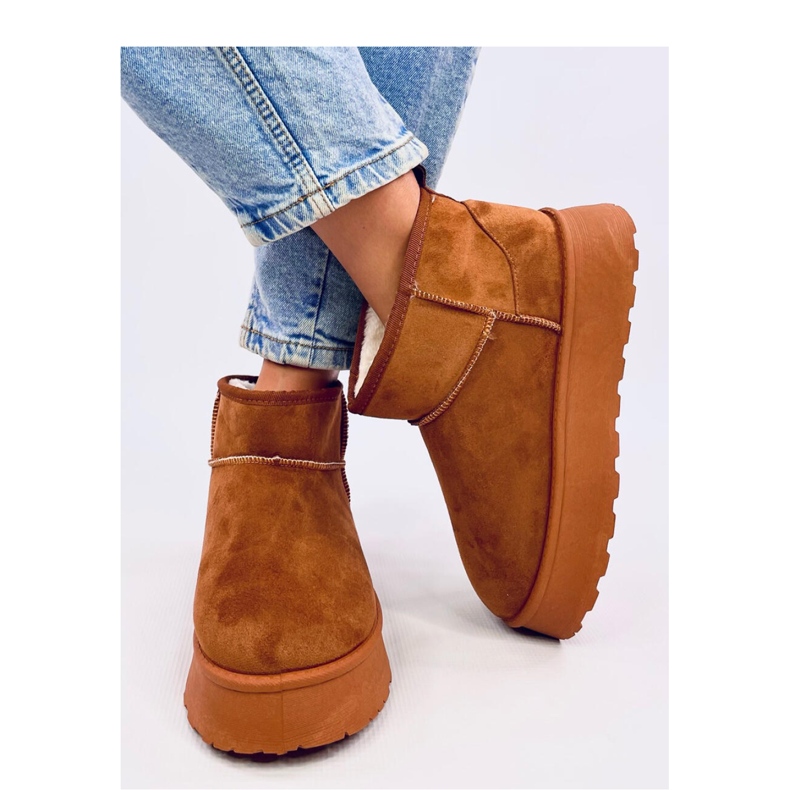 Rodmans Camel - Inello short platform shoes brown 1