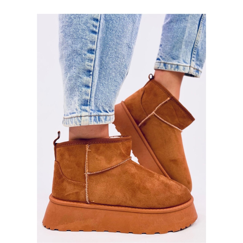 Rodmans Camel - Inello short platform shoes brown 2