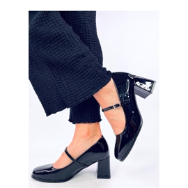 Maddoi Black patent high heel pumps - Inello 2