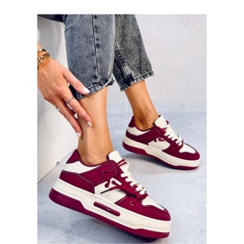 Clavell Wine high-soled sneakers - Inello red 2